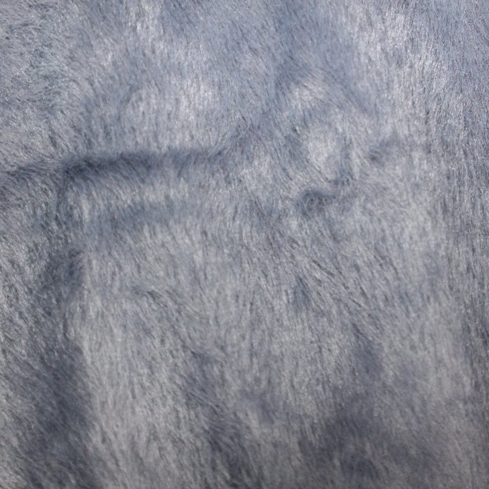 J.O.A Blue Faux Fur Cutout Sweatshirt sz M - Picture 3 of 8